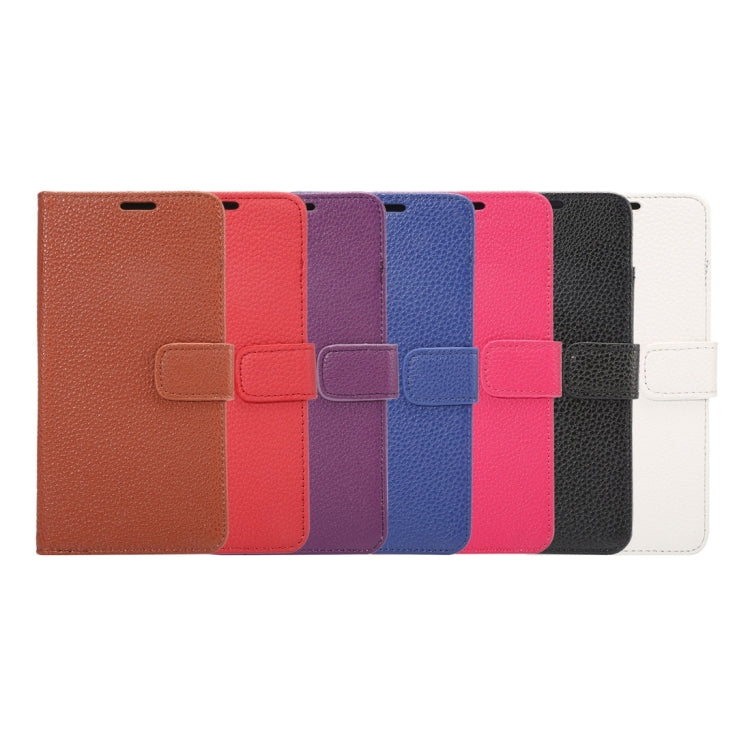 For iPhone 8 Plus & 7 Plus   Lichi Texture Magnetic Adsorption Horizontal Flip Leather Case with Card Slot & Holder & Wallet
