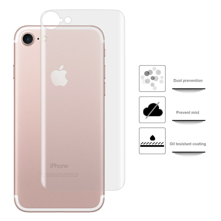 50 PCS for iPhone 8 & 7 0.1mm HD 3D Curved PET Back Full Screen Protector, No Retail Package