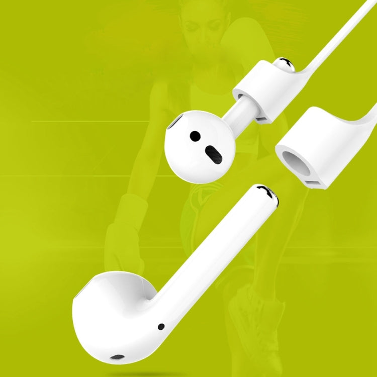 TOTUDESIGN Popular Series Wireless Headphones Silicone Magnetic Absorption Anti-lost Sport Strap for Apple AirPods, Cable Length: 65cm