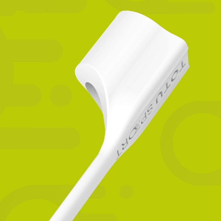 TOTUDESIGN Popular Series Wireless Headphones Silicone Magnetic Absorption Anti-lost Sport Strap for Apple AirPods, Cable Length: 65cm