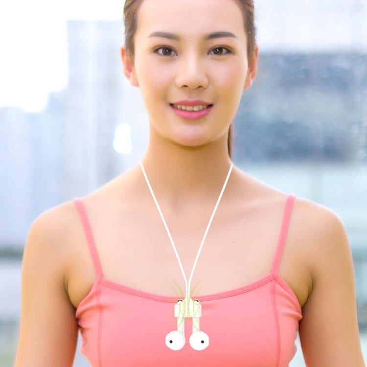 TOTUDESIGN Popular Series Wireless Headphones Silicone Magnetic Absorption Anti-lost Sport Strap for Apple AirPods, Cable Length: 65cm