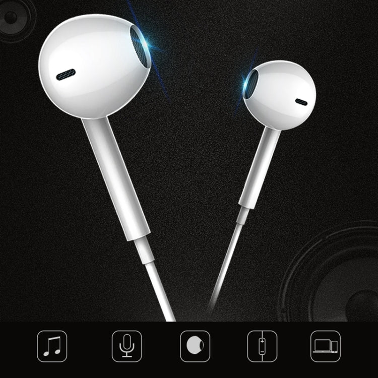 TOTUDESIGN Yao Series AUL12 In-ear HiFi Wired Earphone with Mic & Line Control, Cable Length: 1.2m