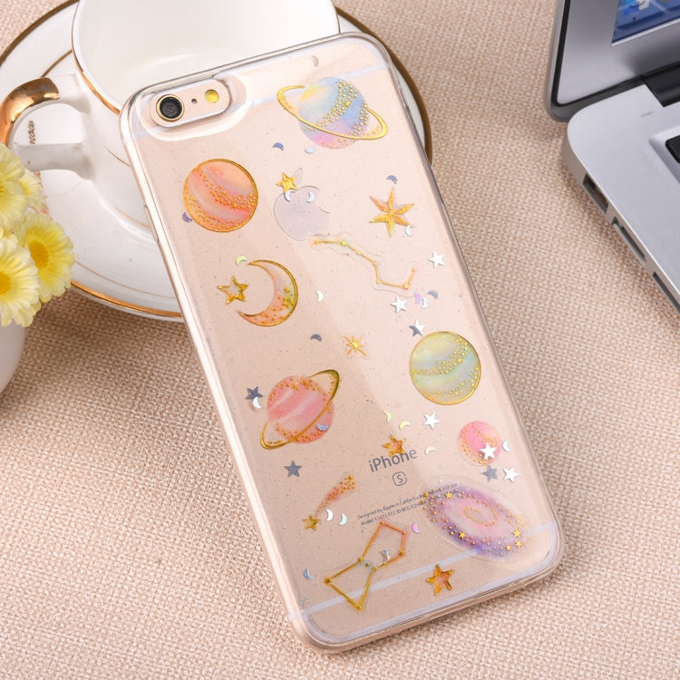 For iPhone SE 2020 & 8 & 7 Star Pattern TPU Protective Back Cover Case