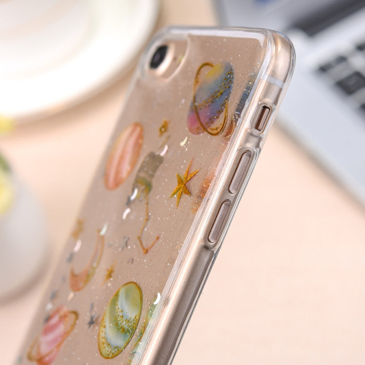 For iPhone SE 2020 & 8 & 7 Star Pattern TPU Protective Back Cover Case