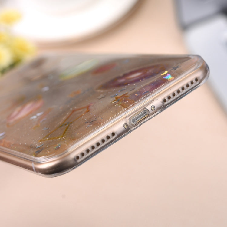 For iPhone SE 2020 & 8 & 7 Star Pattern TPU Protective Back Cover Case