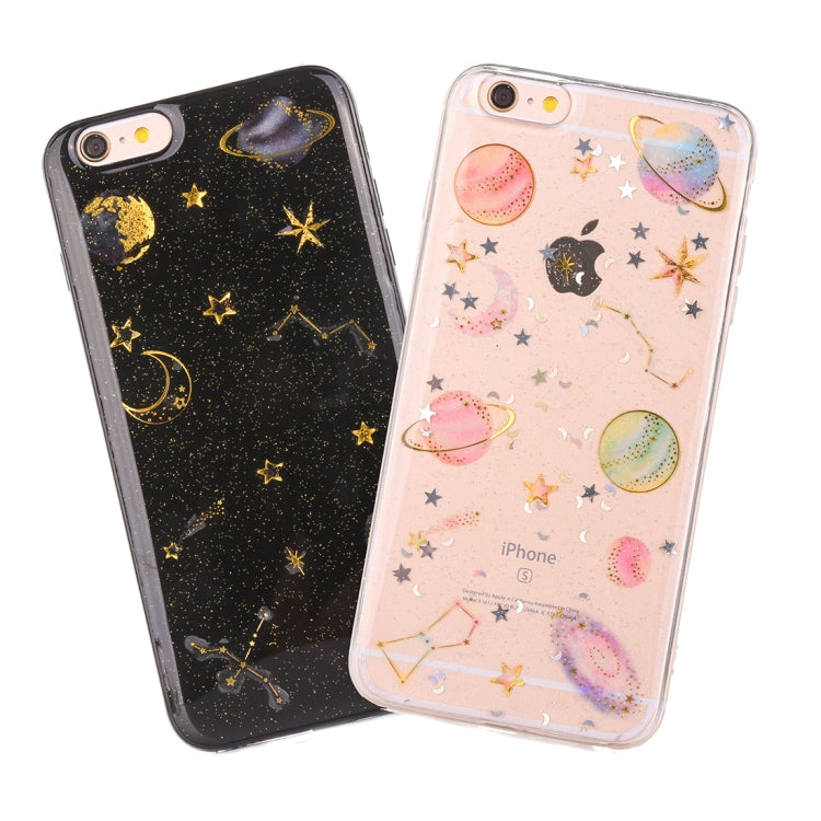 For iPhone SE 2020 & 8 & 7 Star Pattern TPU Protective Back Cover Case