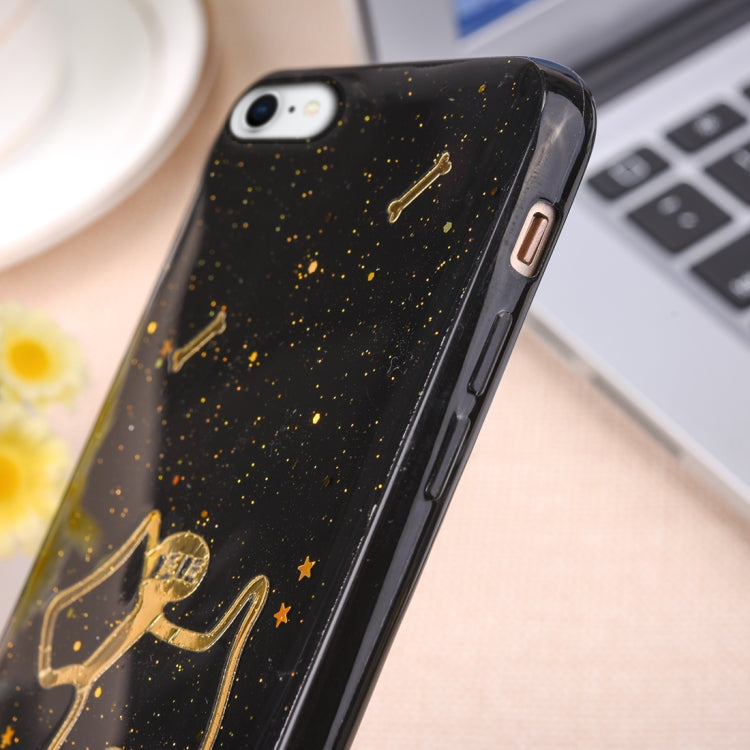 For iPhone SE 2020 & 8 & 7 Dog Pattern Protective Back Cover Soft Case