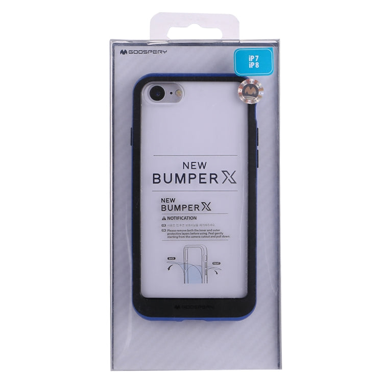 GOOSPERY New Bumper X For iPhone SE 2020 & 8 & 7 PC + TPU Shockproof Hard Protective Back Case