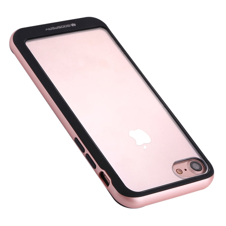 GOOSPERY New Bumper X For iPhone SE 2020 & 8 & 7 PC + TPU Shockproof Hard Protective Back Case