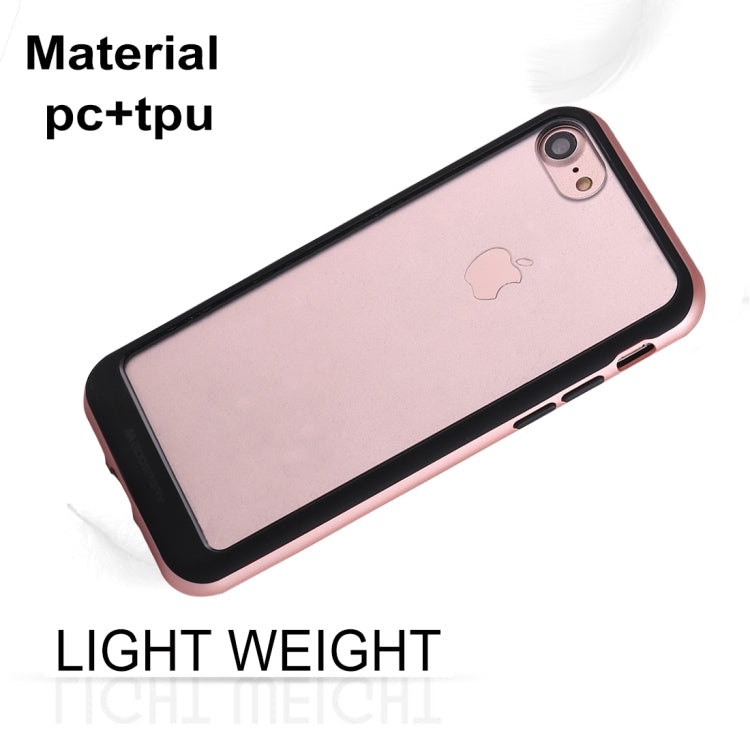 GOOSPERY New Bumper X For iPhone SE 2020 & 8 & 7 PC + TPU Shockproof Hard Protective Back Case