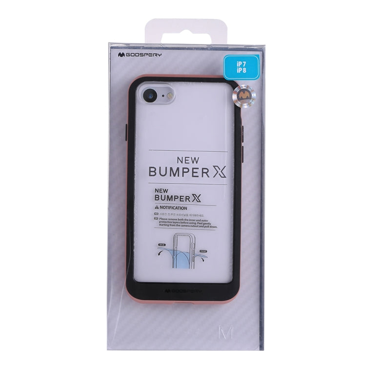 GOOSPERY New Bumper X For iPhone SE 2020 & 8 & 7 PC + TPU Shockproof Hard Protective Back Case