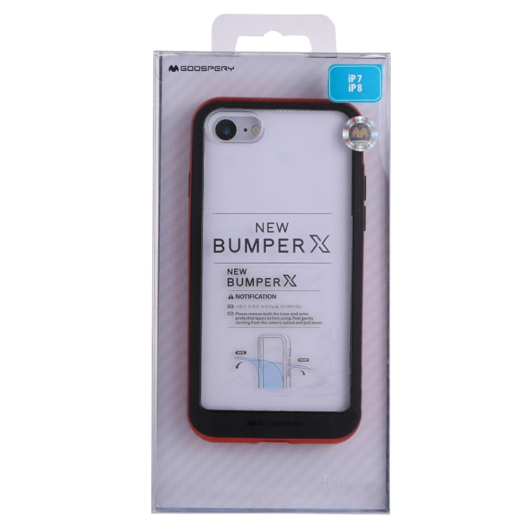 GOOSPERY New Bumper X For iPhone SE 2020 & 8 & 7 PC + TPU Shockproof Hard Protective Back Case
