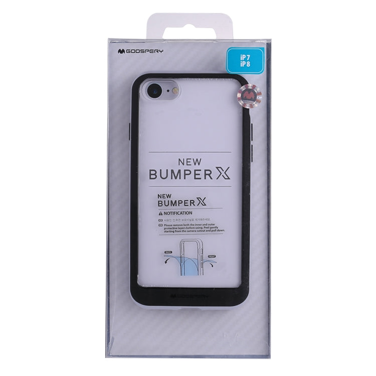 GOOSPERY New Bumper X For iPhone SE 2020 & 8 & 7 PC + TPU Shockproof Hard Protective Back Case