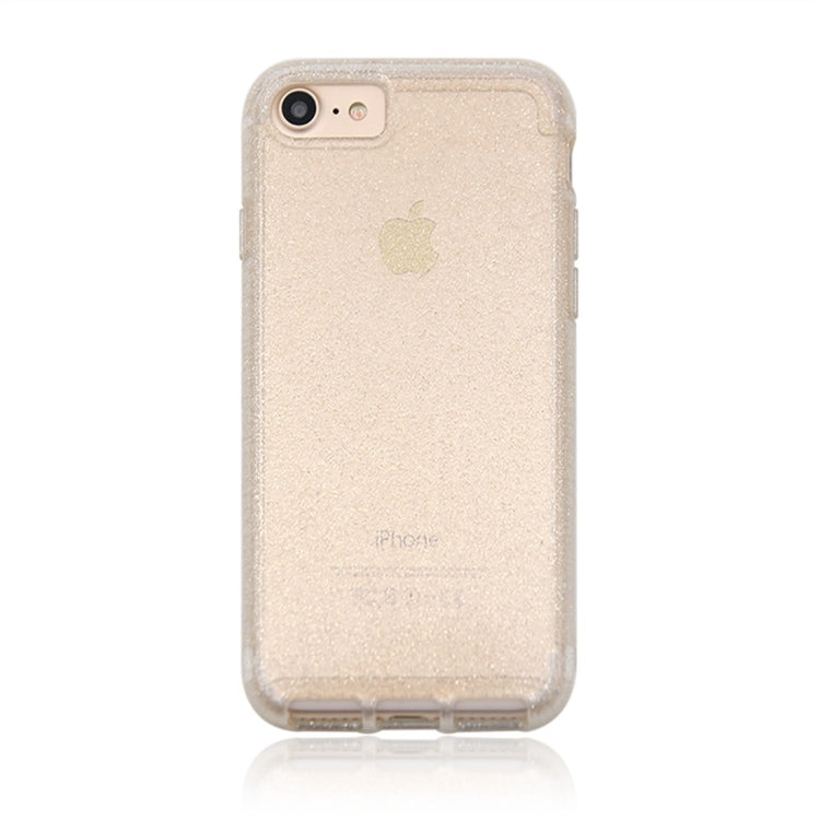 For iPhone SE 2020 & 8 & 7 Flash Powder Translucent Shockproof Protective Case
