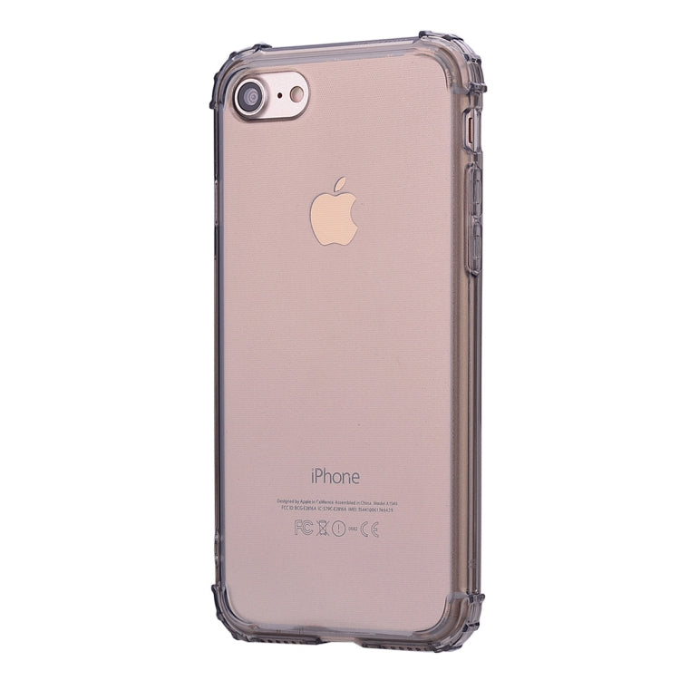 For iPhone SE 2020 & 8 & 7 Simple Style TPU Hockproof Protective Cover Case(Grey)