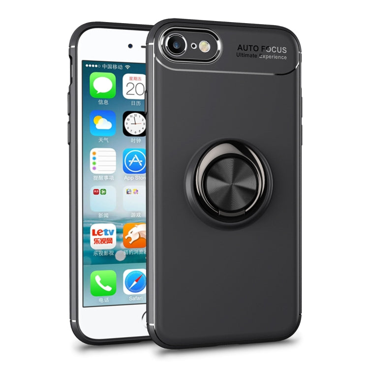 Metal Ring Holder 360 Degree Rotating TPU Case For iPhone SE 2020 & 8 & 7