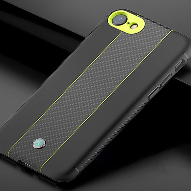 TOTUDESIGN  Colourful Series TPU+PC+Carbon Fibre Protective Case For iPhone SE 2020 & 8 & 7