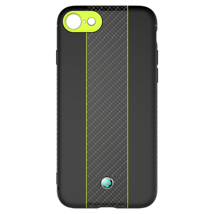 TOTUDESIGN  Colourful Series TPU+PC+Carbon Fibre Protective Case For iPhone SE 2020 & 8 & 7