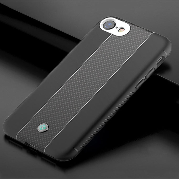 TOTUDESIGN  Colourful Series TPU+PC+Carbon Fibre Protective Case For iPhone SE 2020 & 8 & 7