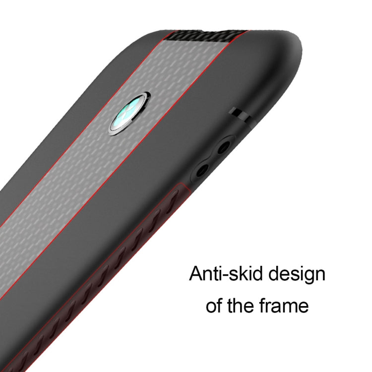 TOTUDESIGN  Colourful Series TPU+PC+Carbon Fibre Protective Case For iPhone SE 2020 & 8 & 7