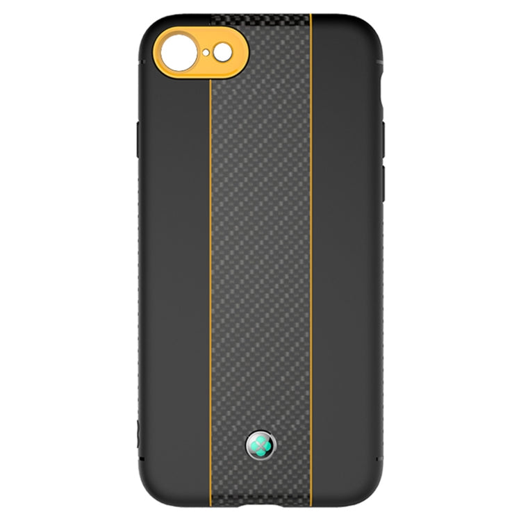 TOTUDESIGN  Colourful Series TPU+PC+Carbon Fibre Protective Case For iPhone SE 2020 & 8 & 7