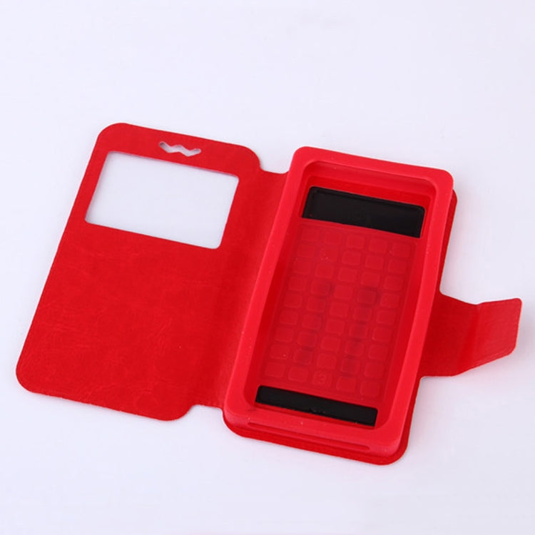Silicone Sliding Universal Leather Case for 3.5-4.0 inch Mobile Phone