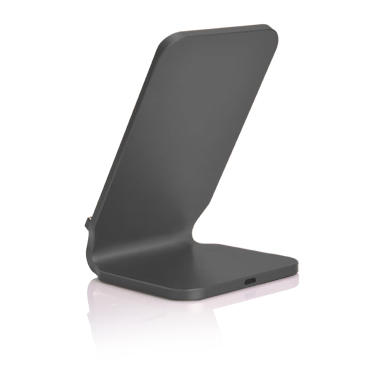N11 DC5V 1A / 9V 1.1A 10W Max Output Metal Qi Standard 2 Coil Wireless Charger, For iPhone X & 8 & 8 Plus, Galaxy S8 & S8 +, Huawei, Xiaomi, LG, Nokia, Google and Other Smart Phones(Black)