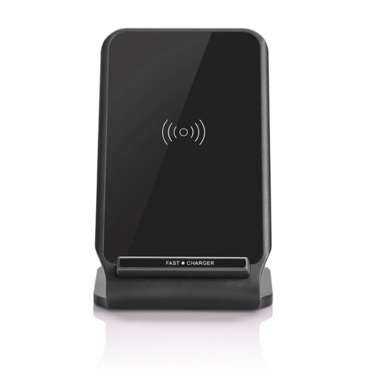 N11 DC5V 1A / 9V 1.1A 10W Max Output Metal Qi Standard 2 Coil Wireless Charger, For iPhone X & 8 & 8 Plus, Galaxy S8 & S8 +, Huawei, Xiaomi, LG, Nokia, Google and Other Smart Phones(Black)