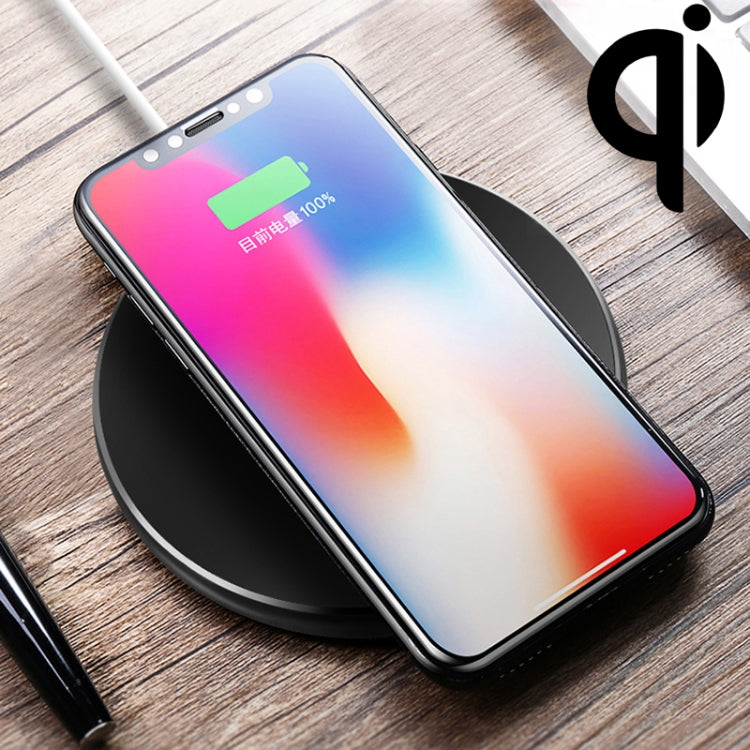 N9 5V/1A Output Aviation Aluminum Qi Standard Wireless Charger, For iPhone X & 8 & 8 Plus, Galaxy S8 & S8 +, Huawei, Xiaomi, LG, Nokia, Google and Other Smart Phones