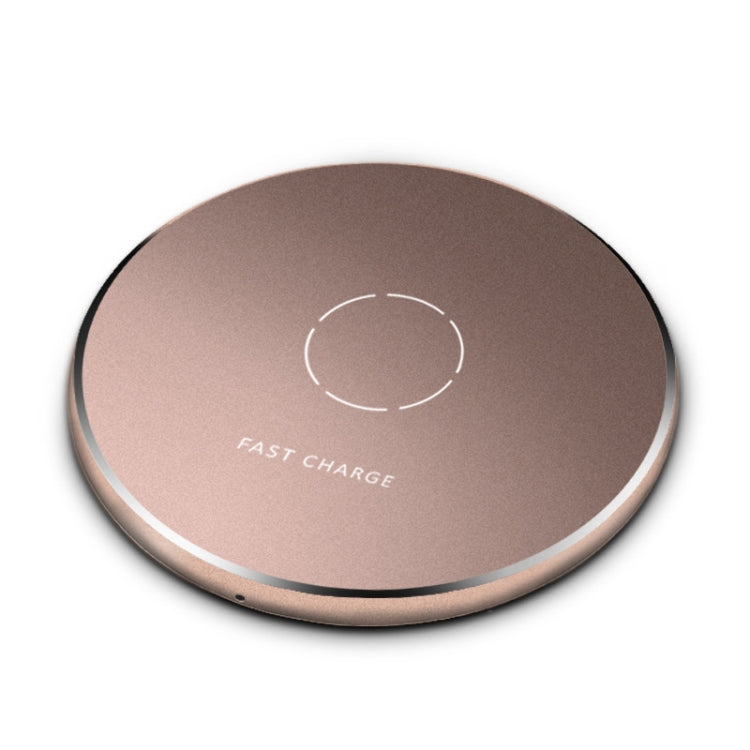 N9 5V/1A Output Aviation Aluminum Qi Standard Wireless Charger, For iPhone X & 8 & 8 Plus, Galaxy S8 & S8 +, Huawei, Xiaomi, LG, Nokia, Google and Other Smart Phones