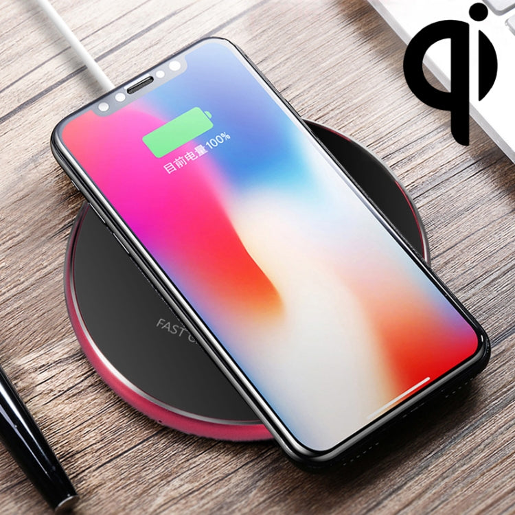 N9 5V/1A Output Aviation Aluminum Qi Standard Wireless Charger, For iPhone X & 8 & 8 Plus, Galaxy S8 & S8 +, Huawei, Xiaomi, LG, Nokia, Google and Other Smart Phones