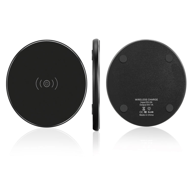 N8 5V/1A Output Aviation Aluminum Qi Standard Wireless Charger, For iPhone X & 8 & 8 Plus, Galaxy S8 & S8 +, Huawei, Xiaomi, LG, Nokia, Google and Other Smart Phones