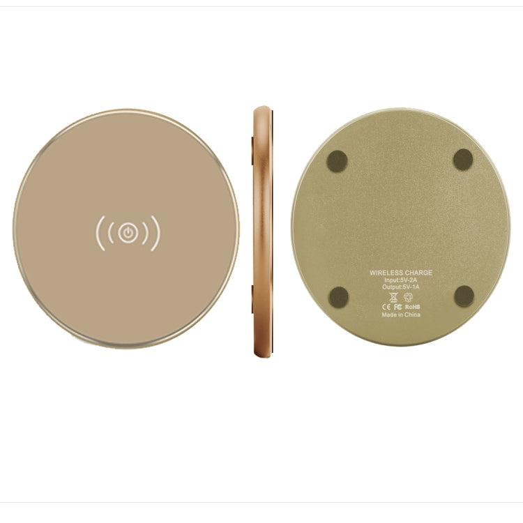 N8 5V/1A Output Aviation Aluminum Qi Standard Wireless Charger, For iPhone X & 8 & 8 Plus, Galaxy S8 & S8 +, Huawei, Xiaomi, LG, Nokia, Google and Other Smart Phones