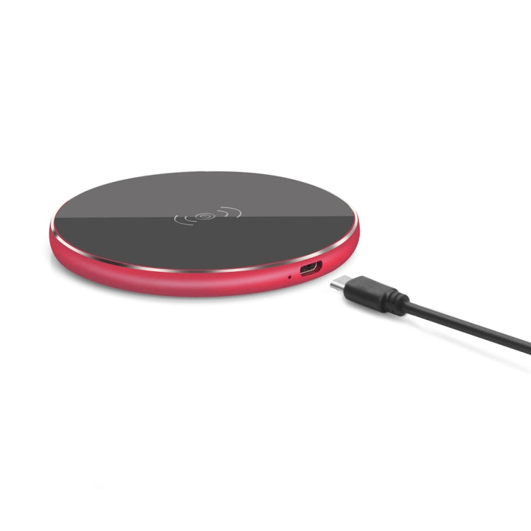 N8 5V/1A Output Aviation Aluminum Qi Standard Wireless Charger, For iPhone X & 8 & 8 Plus, Galaxy S8 & S8 +, Huawei, Xiaomi, LG, Nokia, Google and Other Smart Phones