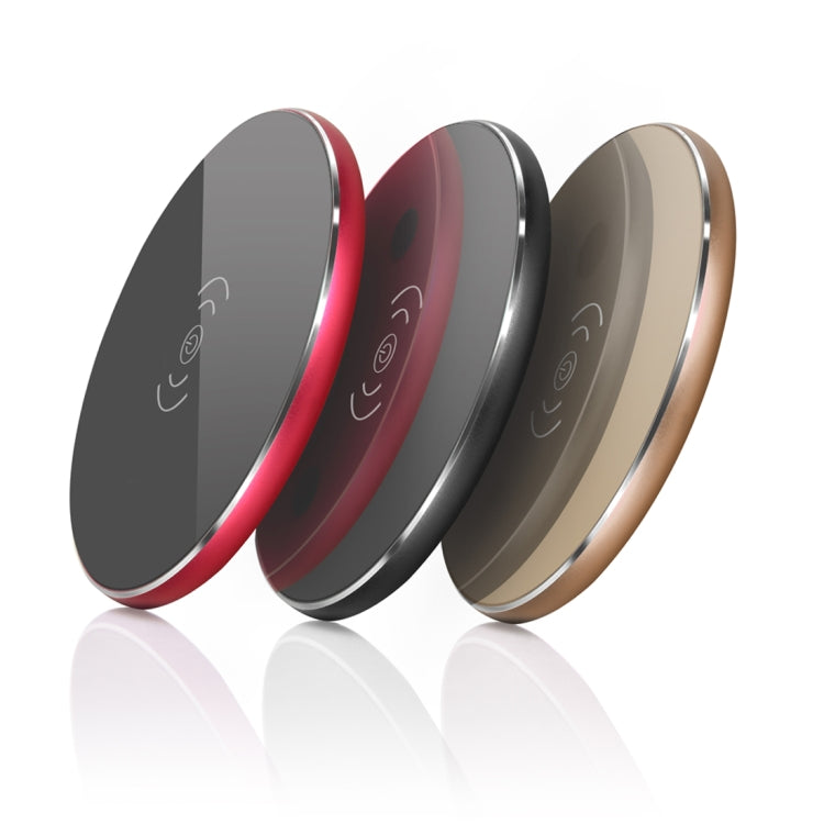 N8 5V/1A Output Aviation Aluminum Qi Standard Wireless Charger, For iPhone X & 8 & 8 Plus, Galaxy S8 & S8 +, Huawei, Xiaomi, LG, Nokia, Google and Other Smart Phones