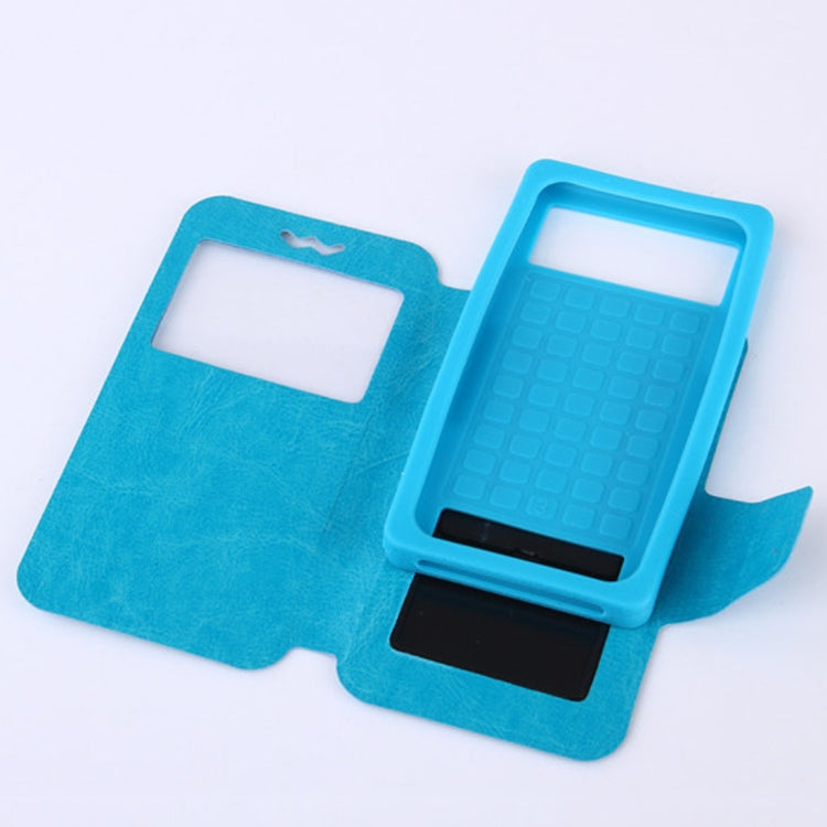 Silicone Sliding Universal Leather Case for