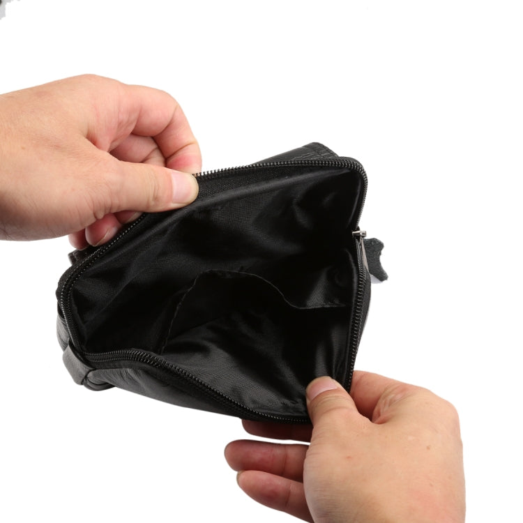 5.2 inch and Below Universal Genuine Leather Men Horizontal Style Case Waist Bag with Belt Hole, For iPhone, Samsung, Sony, Huawei, Meizu, Lenovo, ASUS, Oneplus, Xiaomi, Cubot, Ulefone, Letv, DOOGEE, Vkworld, and other