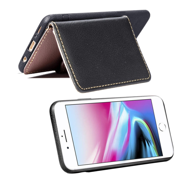 Leaf Style Magnetic Leather Case For iPhone SE 2020 & 8 & 7 , with Holder & Card Slots & Wallet & Photo Frame