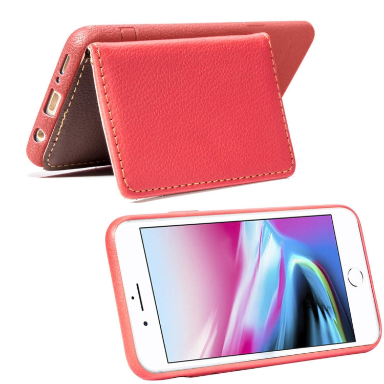 Leaf Style Magnetic Leather Case For iPhone SE 2020 & 8 & 7 , with Holder & Card Slots & Wallet & Photo Frame