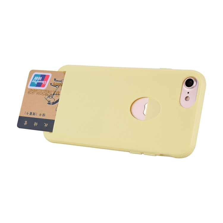 Candy Color TPU Case For iPhone SE 2020 & 8 & 7 ,with Card Slot