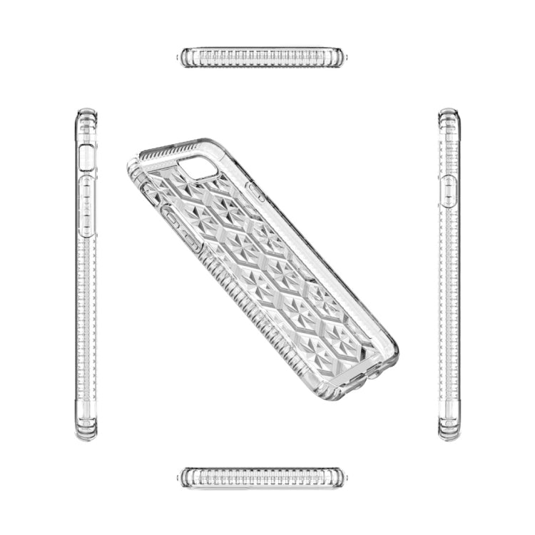 Cube Pattern PC Case For iPhone SE 2020 & 8 & 7 (White)