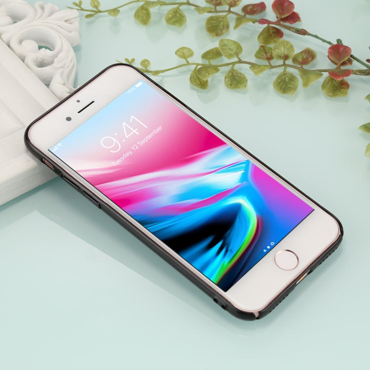 For iPhone SE 2020 & 8 & 7 Fully Wrapped Drop-proof Electroplating PC Protective Case Back Cover