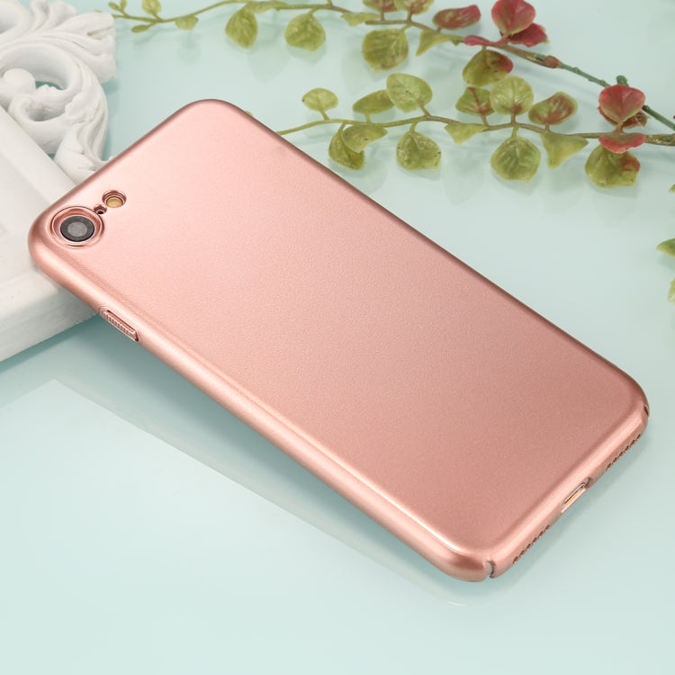 For iPhone SE 2020 & 8 & 7 Fully Wrapped Drop-proof Electroplating PC Protective Case Back Cover