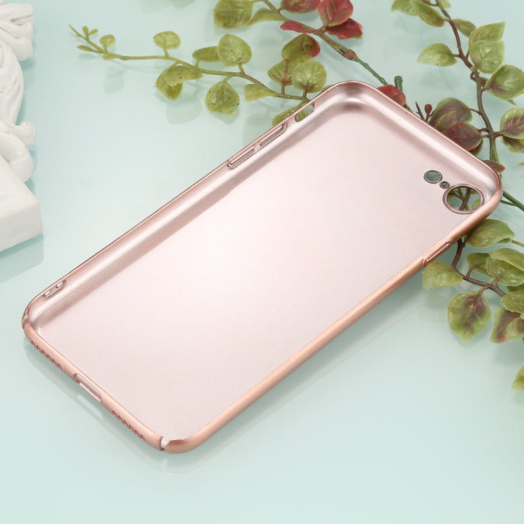 For iPhone SE 2020 & 8 & 7 Fully Wrapped Drop-proof Electroplating PC Protective Case Back Cover