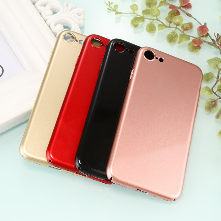 For iPhone SE 2020 & 8 & 7 Fully Wrapped Drop-proof Electroplating PC Protective Case Back Cover
