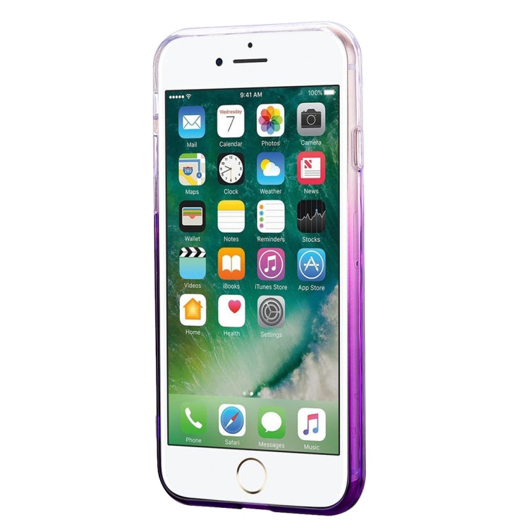 Heart Pattern Diamond Texture TPU Protector Back Cover Case For iPhone SE 2020 / 8 / 7