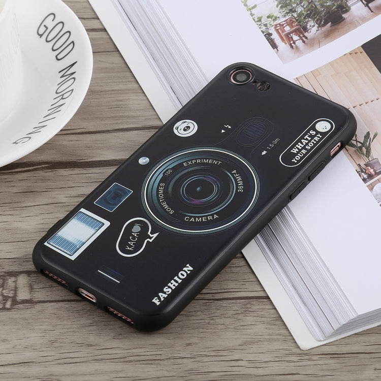 Camera Pattern Soft TPU Case For iPhone SE 2020 & 8 & 7
