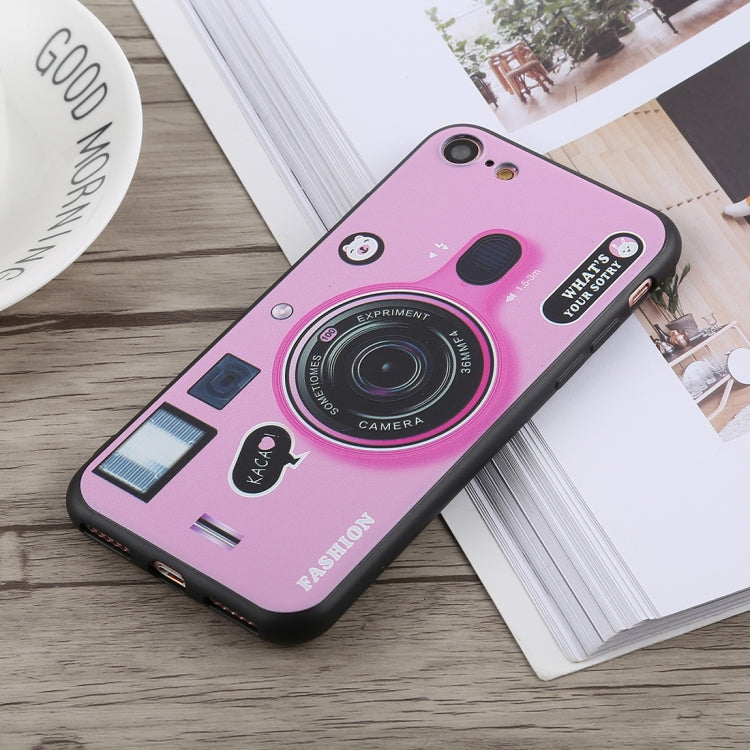 Camera Pattern Soft TPU Case For iPhone SE 2020 & 8 & 7