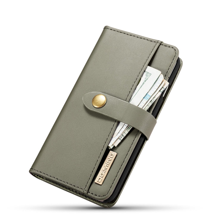 DG.MING Lambskin Detachable Horizontal Flip Magnetic Case For iPhone SE 2020 & 8 & 7, with Holder & Card Slots & Wallet