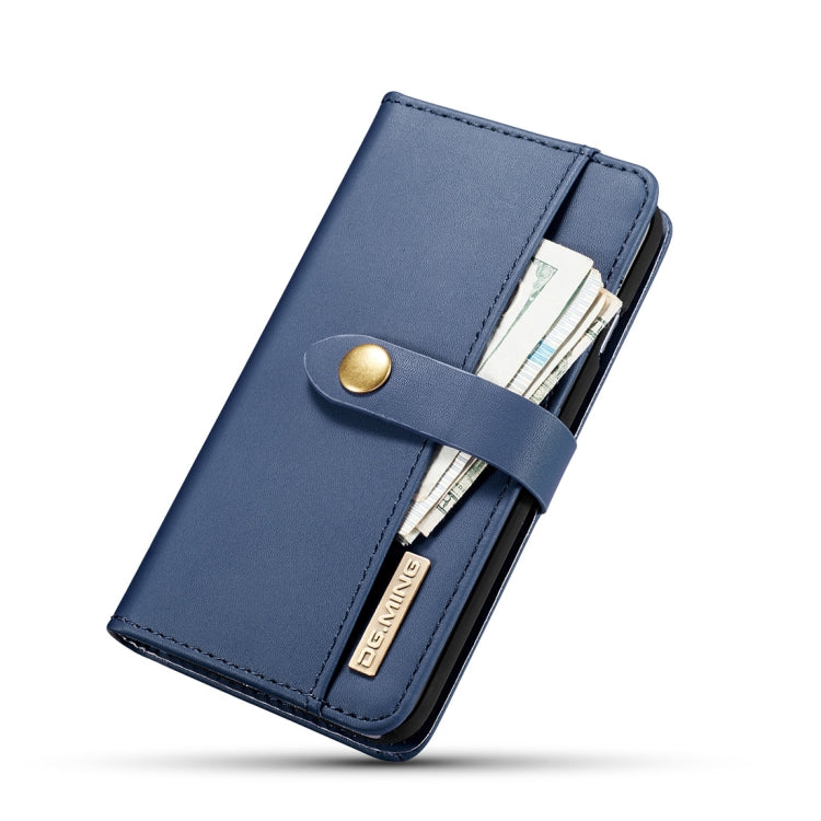 DG.MING Lambskin Detachable Horizontal Flip Magnetic Case For iPhone SE 2020 & 8 & 7, with Holder & Card Slots & Wallet